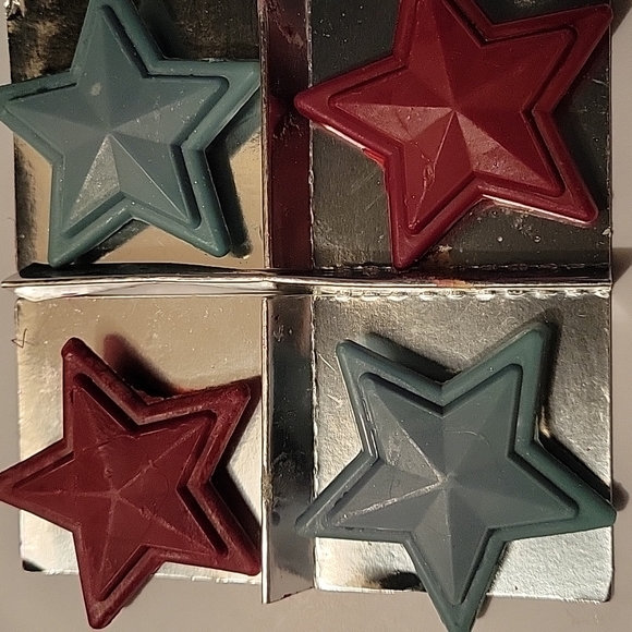 Set of 8 Star Shaped Bath Soap Hand Soap decorative and scented, red white green - Picture 2 of 5